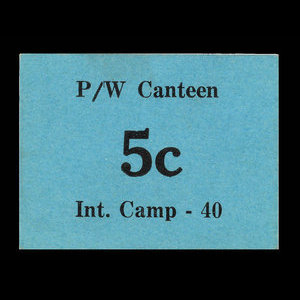 Canada, Camp 40, 5 cents : mai 1946