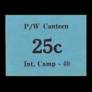 Canada, Camp 40, 25 cents : mai 1946