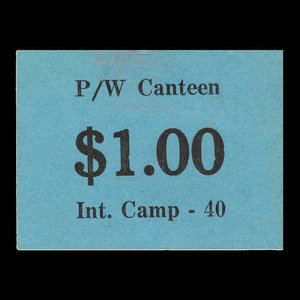 Canada, Camp 40, 1 dollar : mai 1946