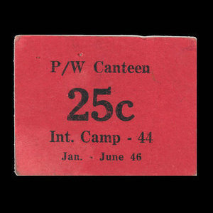 Canada, Camp 44, 25 cents : 30 juin 1946