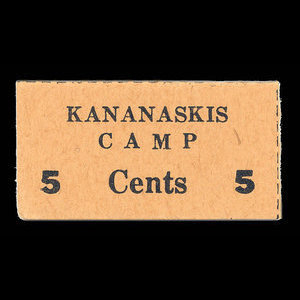 Canada, Kananaskis Camp, 5 cents : janvier 1946