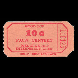 Canada, Camp 132, 10 cents : mai 1946