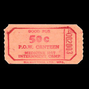 Canada, Camp 132, 50 cents : mai 1946