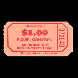 Canada, Camp 132, 1 dollar : mai 1946