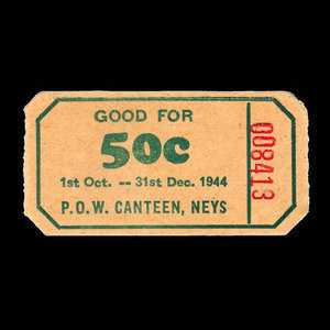 Canada, Camp 100, 50 cents : 31 décembre 1944