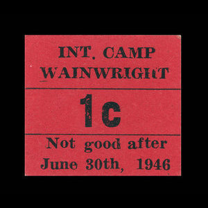 Canada, Camp 135, 1 cent : 30 juin 1946