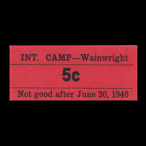 Canada, Camp 135, 5 cents : 30 juin 1946