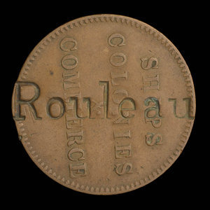 Canada, inconnu, 1/2 penny : 1835