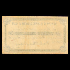 Canada, Betts Cove Mining Company, 4 dollars : 1886