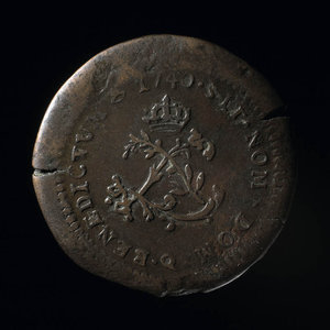 France, Louis XV, 2 sous : 1740