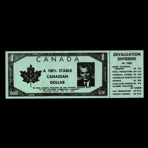 Canada, Parti Progressiste-Conservateur du Canada, aucune dénomination : 1962