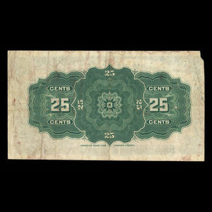 Canada, Dominion du Canada, 25 cents : 2 janvier 1900