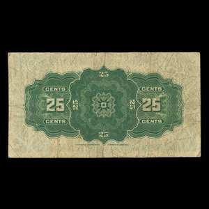 Canada, Dominion du Canada, 25 cents : 2 juillet 1923