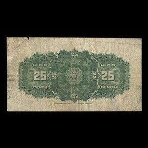 Canada, Dominion du Canada, 25 cents : 2 juillet 1923