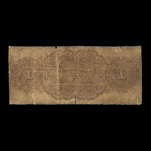 Canada, Summerside Bank of Prince Edward Island, 1 dollar : 1 février 1872