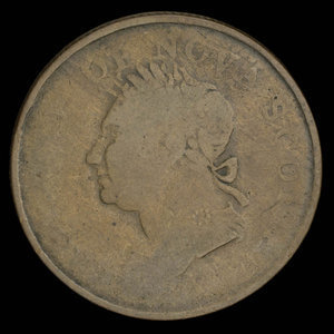 Canada, Province de la Nouvelle-Écosse, 1/2 penny : 1832