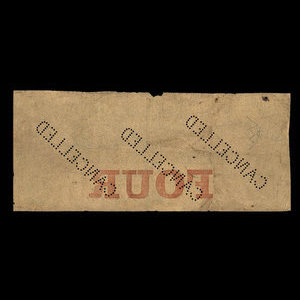 Canada, Banque de Québec, 4 dollars : 1 novembre 1852