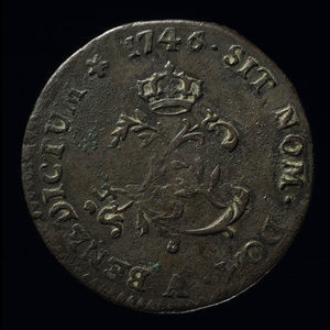 France, Louis XV, 2 sous : 1746