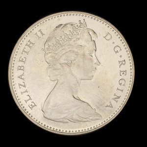 Canada, Élisabeth II, 5 cents : 1966