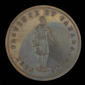 Canada, Banque de Québec, 1 penny : 1852