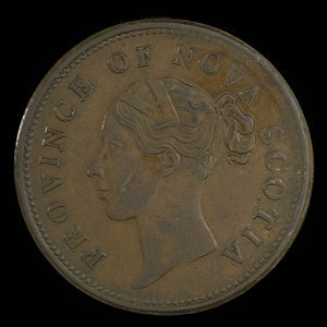 Canada, Province de la Nouvelle-Écosse, 1 penny : 1840