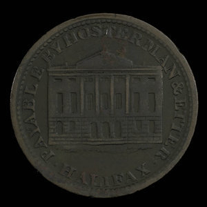 Canada, Hosterman & Etter, 1/2 penny : 1815