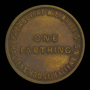 Canada, W.L. White, 1 farthing : 1840