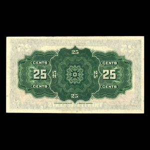 Canada, Dominion du Canada, 25 cents : 2 juillet 1923