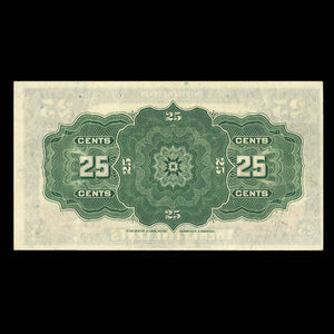 Canada, Dominion du Canada, 25 cents : 2 juillet 1923