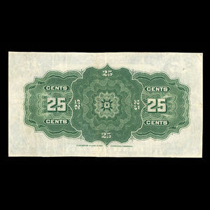 Canada, Dominion du Canada, 25 cents : 2 juillet 1923