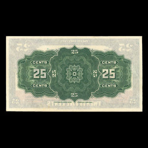 Canada, Dominion du Canada, 25 cents : 2 juillet 1923