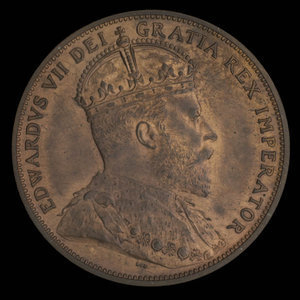Canada, Édouard VII, 1 cent : 1904