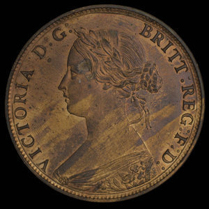 Canada, Province de la Nouvelle-Écosse, 1 cent : 1861