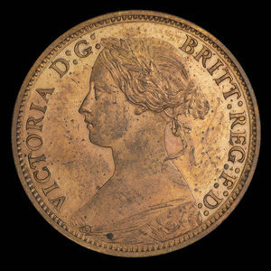 Canada, Province de la Nouvelle-Écosse, 1/2 cent : 1861