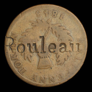 Canada, Province de la Nouvelle-Écosse, 1/2 penny : 1843