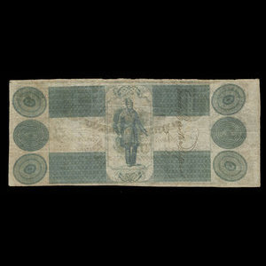 Canada, Banque Canadienne, 1 dollar : 23 août 1836