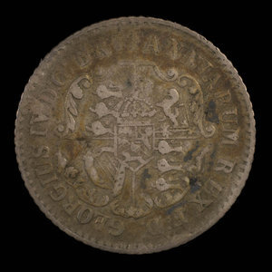 Grande-Bretagne, George IV, 1/16 dollar : 1822