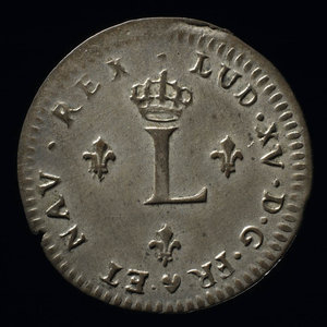 France, Louis XV, 2 sous : 1744