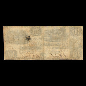 Canada, Mechanics Bank of St. John's, 10 dollars : 20 mai 1837