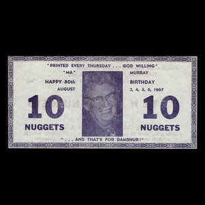 Canada, Lillooet Centennial Committee, 10 pépites : 6 août 1967