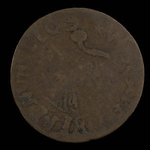 Canada, inconnu, 1/2 penny : 1811