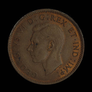 Canada, Georges VI, 1 cent : 1943