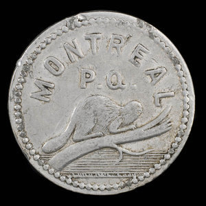 Canada, Vital Raparie (V.R.), aucune dénomination : 1893