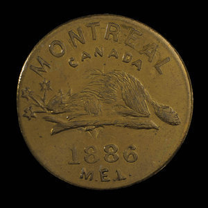 Canada, E.A. Cardinal, aucune dénomination : 1886