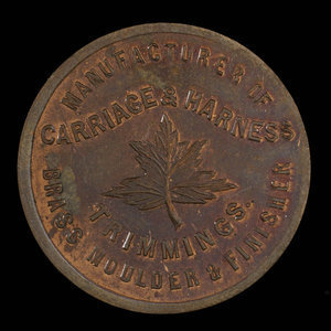 Canada, M.E. Lymburner, aucune dénomination : 1879