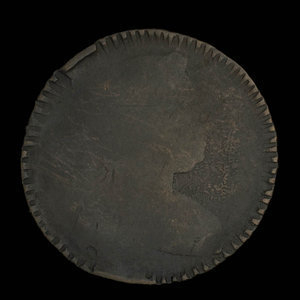 Canada, inconnu, 1/2 penny : 1838