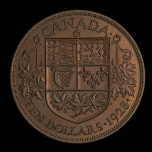 Canada, Georges V, 10 dollars : 1928