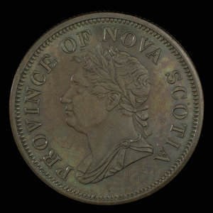 Canada, Province de la Nouvelle-Écosse, 1 penny : 1832