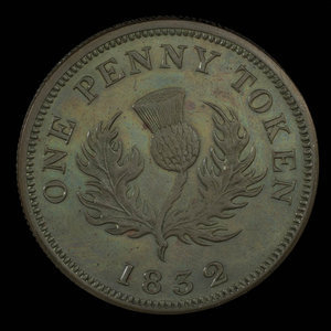 Canada, Province de la Nouvelle-Écosse, 1 penny : 1832