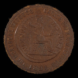 Canada, Montreal Witness, aucune dénomination : 1891